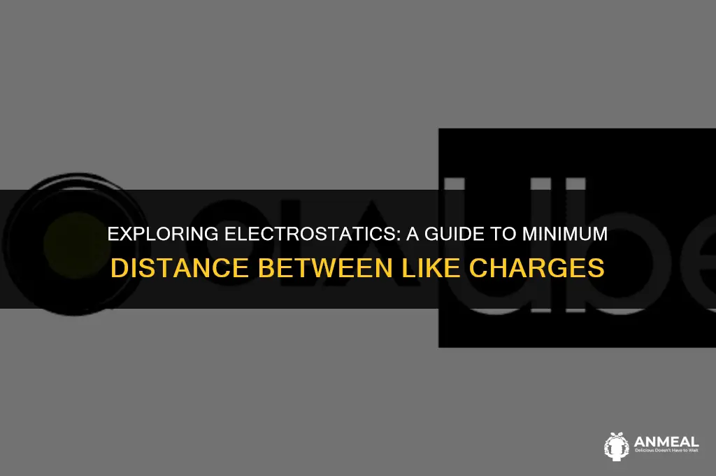 how to find the minimum distance lunched same charges