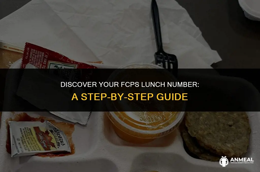 how to find your lunch number fcps