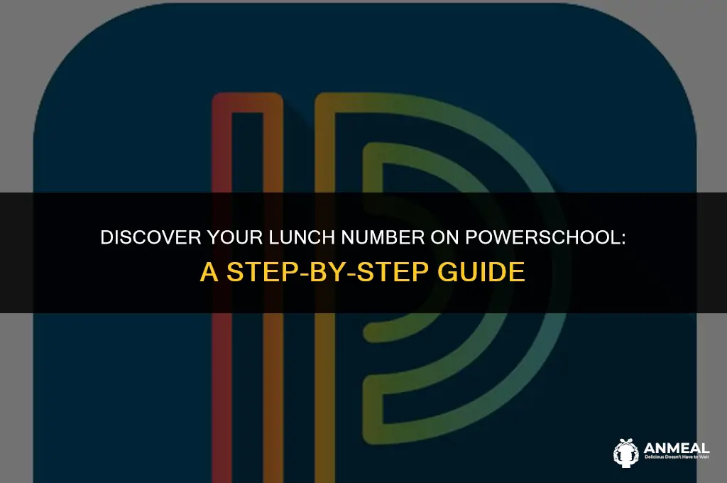 how to find your lunch number on powerschool
