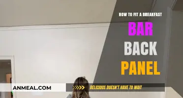 Easy Steps to Install a Breakfast Bar Back Panel Perfectly