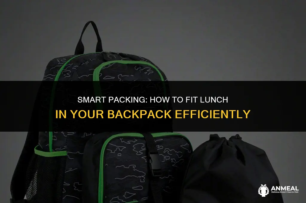 how to fit lunch in backpack