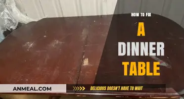 Revive Your Dinner Table: Simple Fixes for a Sturdy and Stylish Look