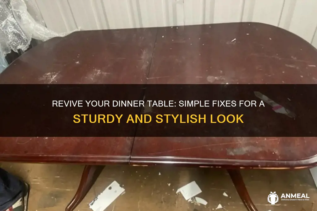 how to fix a dinner table