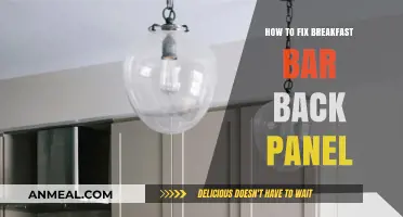 Easy DIY Guide: Repairing Your Breakfast Bar Back Panel