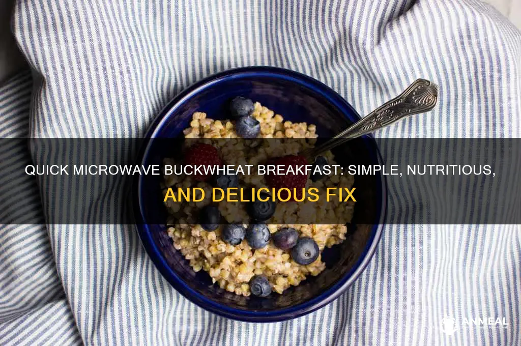 how to fix buckwheat breakfast in microwave