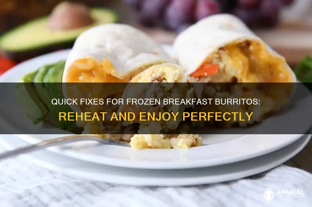 how to fix frozen breakfast burritos