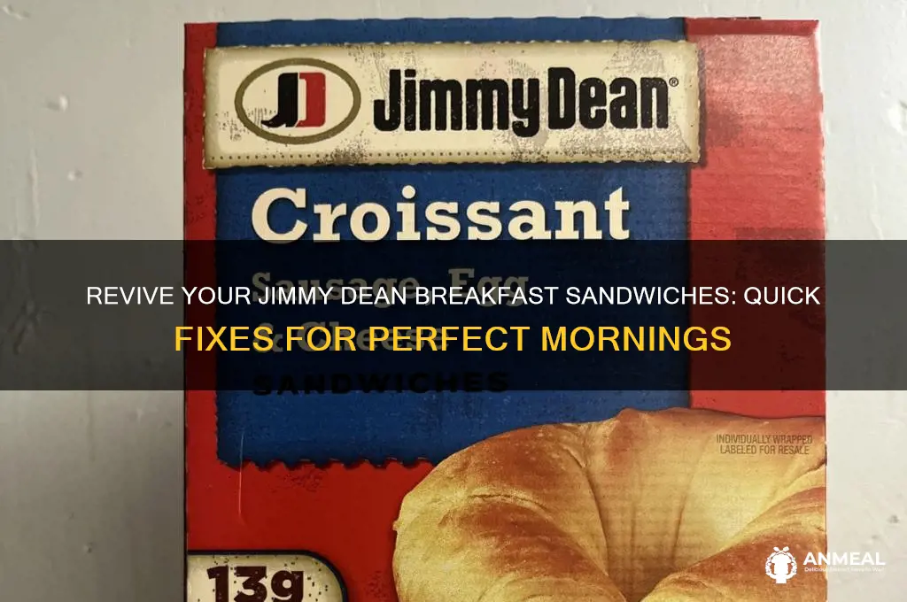 how to fix jimmy dean breakfast sandwiches