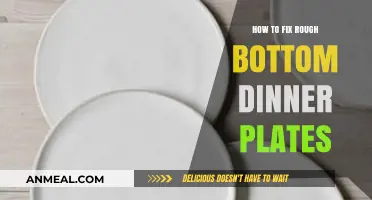Smooth Solutions: Repairing Rough Bottoms on Your Dinner Plates Easily