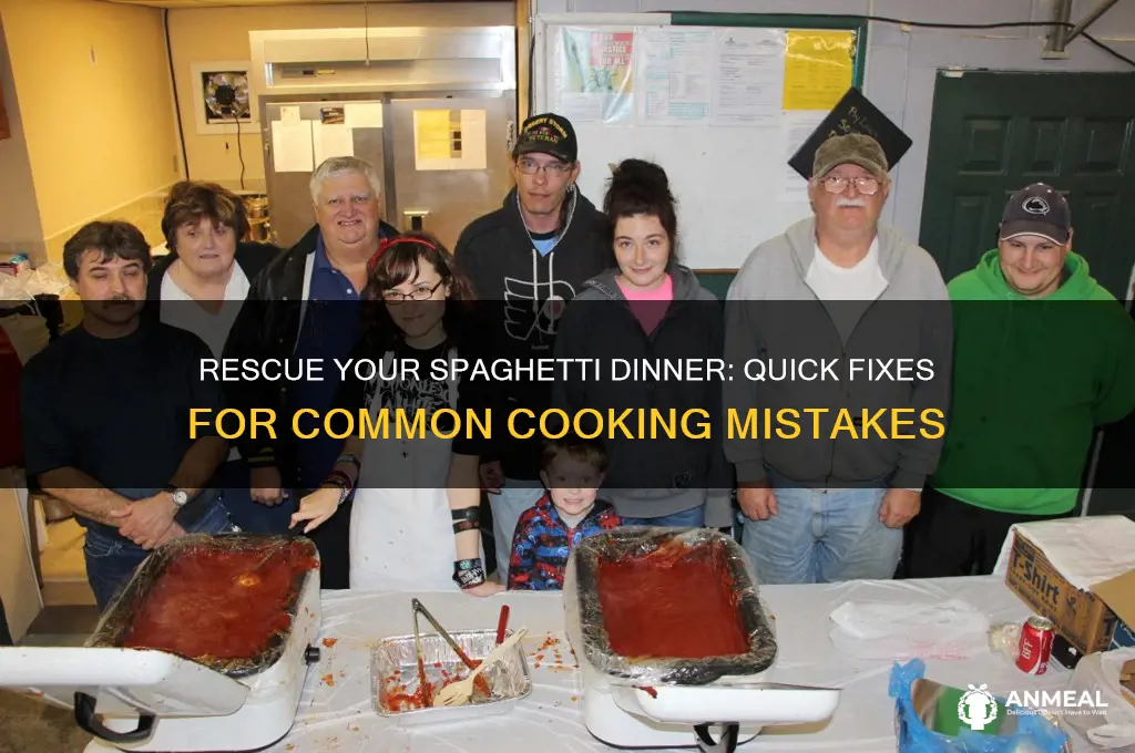 how to fix spaghetti dinner