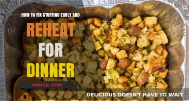 Perfectly Reheated Stuffing: Early Prep Tips for a Stress-Free Dinner