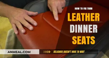 Repairing Torn Leather Dinner Seats: A Step-by-Step Restoration Guide