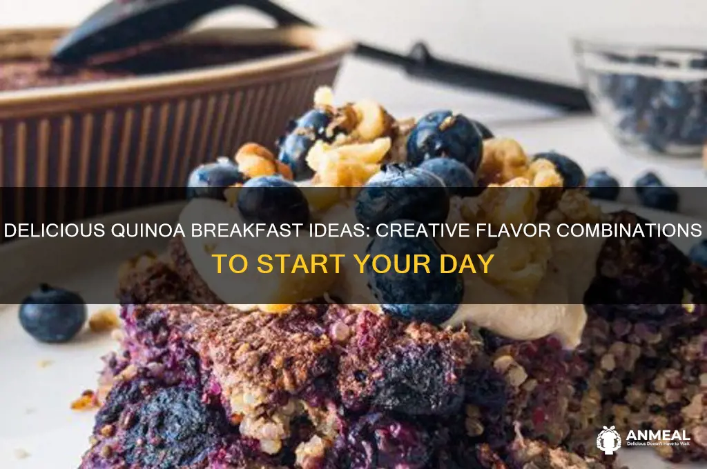 how to flavor quinoa for breakfast