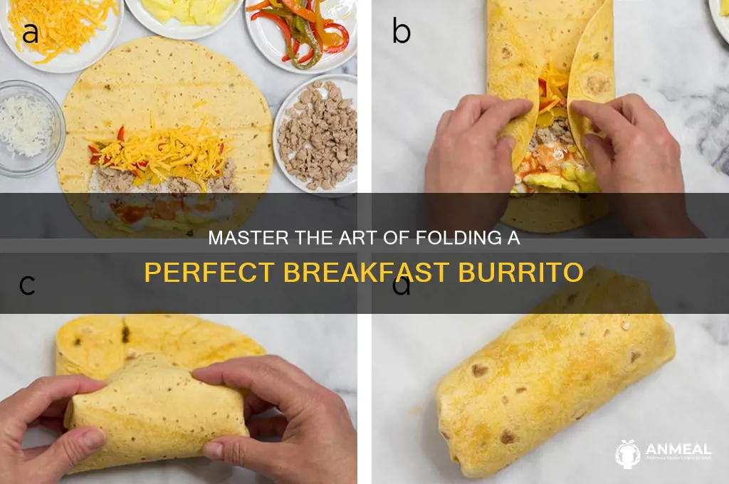 how to fold a breakfast burriti