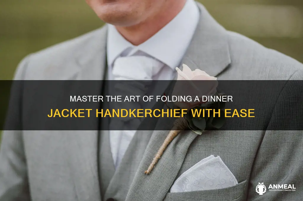 how to fold a dinner jacket handkerchief