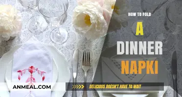 Master the Art of Folding a Dinner Napkin with Ease