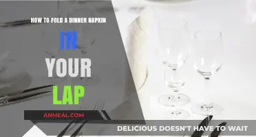 Mastering Napkin Etiquette: A Simple Guide to Lap Folding