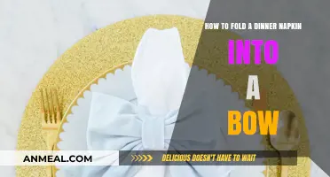 Elegant Bow Napkin Folding: A Step-by-Step Guide for Dinner Parties