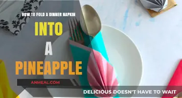 Elegant Pineapple Napkin Fold: Step-by-Step Guide for Dinner Tables