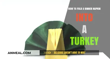 Elegant Thanksgiving Table: Folding a Dinner Napkin into a Turkey