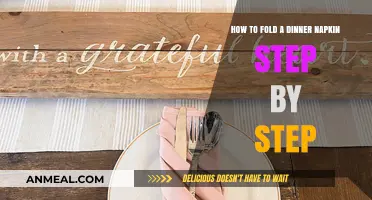 Master the Art of Napkin Folding: A Step-by-Step Guide