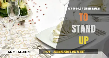 Elegant Napkin Folding: Master the Art of Standing Dinner Napkins