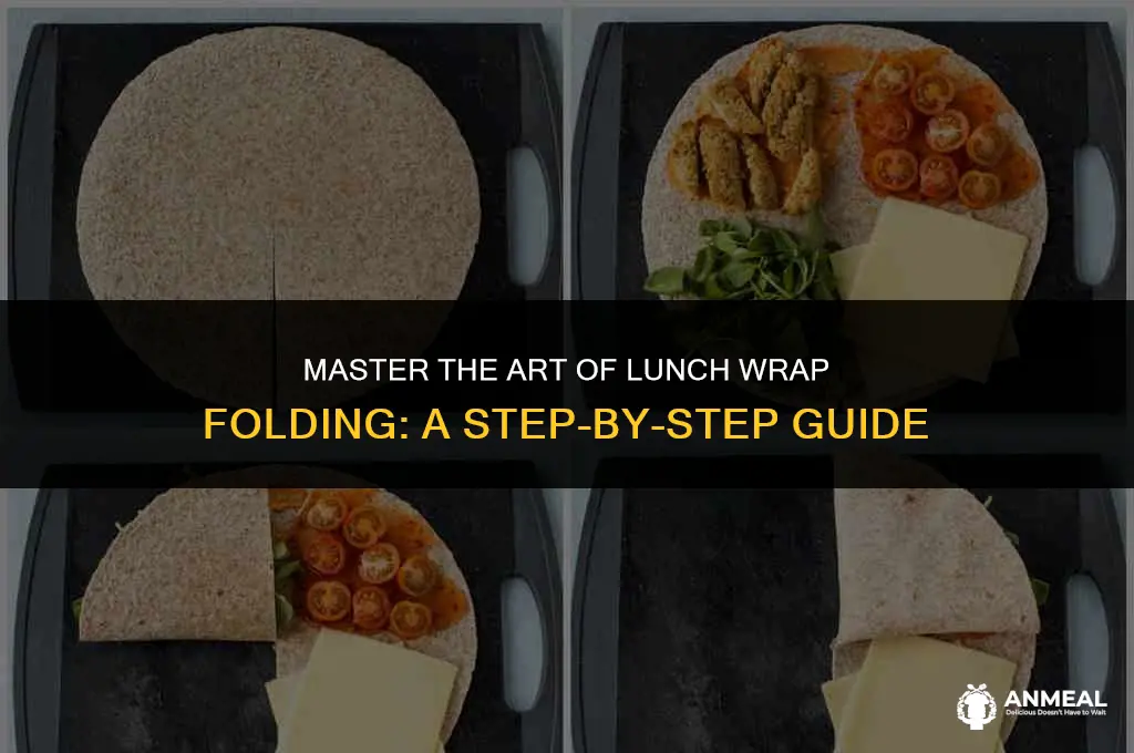 how to fold a lunch wrap