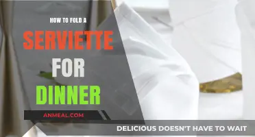 Elegant Serviette Folding: Simple Steps for Impressive Dinner Table Settings