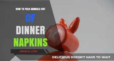 Creative Napkin Folding: Crafting Adorable Animal Shapes for Your Table