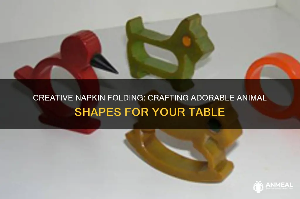 how to fold animals out of dinner napkins