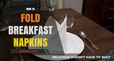 Creative Napkin Folding Ideas for a Charming Breakfast Table Setting