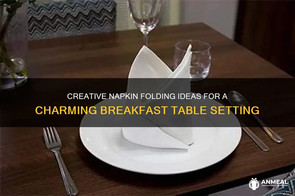 how to fold breakfast napkins