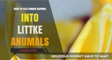 Creative Napkin Folding: Transform Dinner Napkins into Adorable Animals