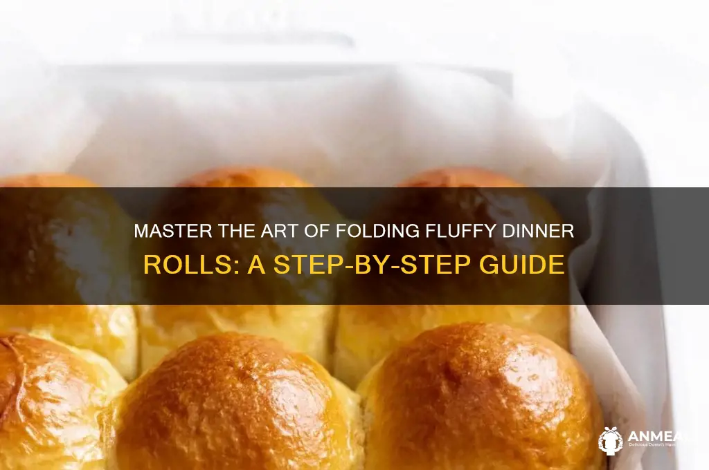 how to fold dinner rolls
