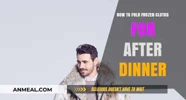Efficiently Fold Frozen Clothes Post-Dinner: Quick Tips for Easy Storage