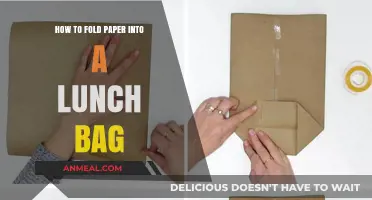 Eco-Friendly Lunching: The Art of Paper Bag Folding