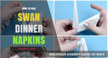 Elegant Swan Napkin Folding: Step-by-Step Guide for Dinner Parties