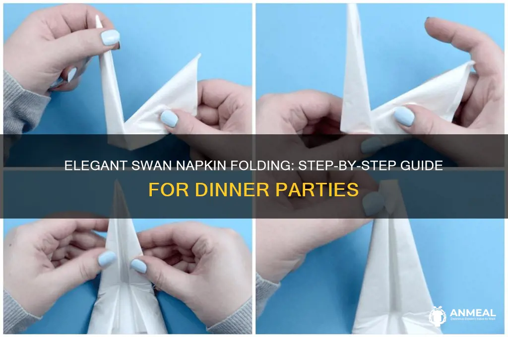 how to fold swan dinner napkins