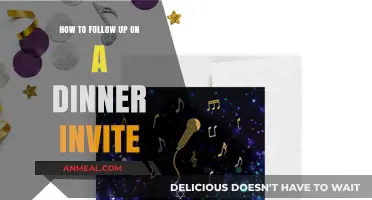 Mastering the Art of Following Up on a Dinner Invitation