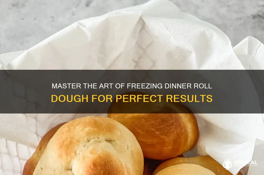 how to freeeze dinner roll dough