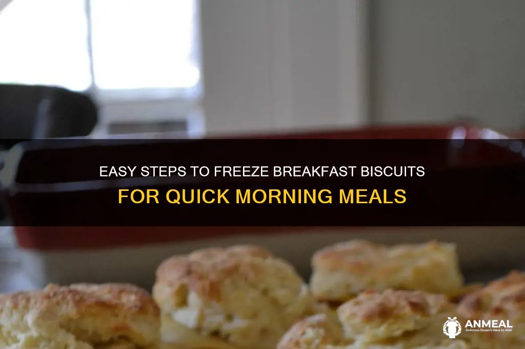 how to freeze breakfast biscuits
