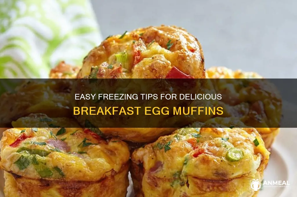 how to freeze breakfast egg muffins
