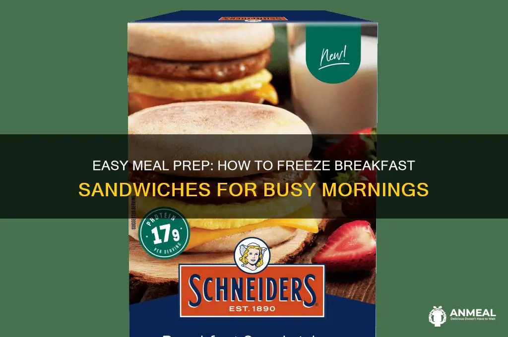 how to freeze breakfast sandwhiches