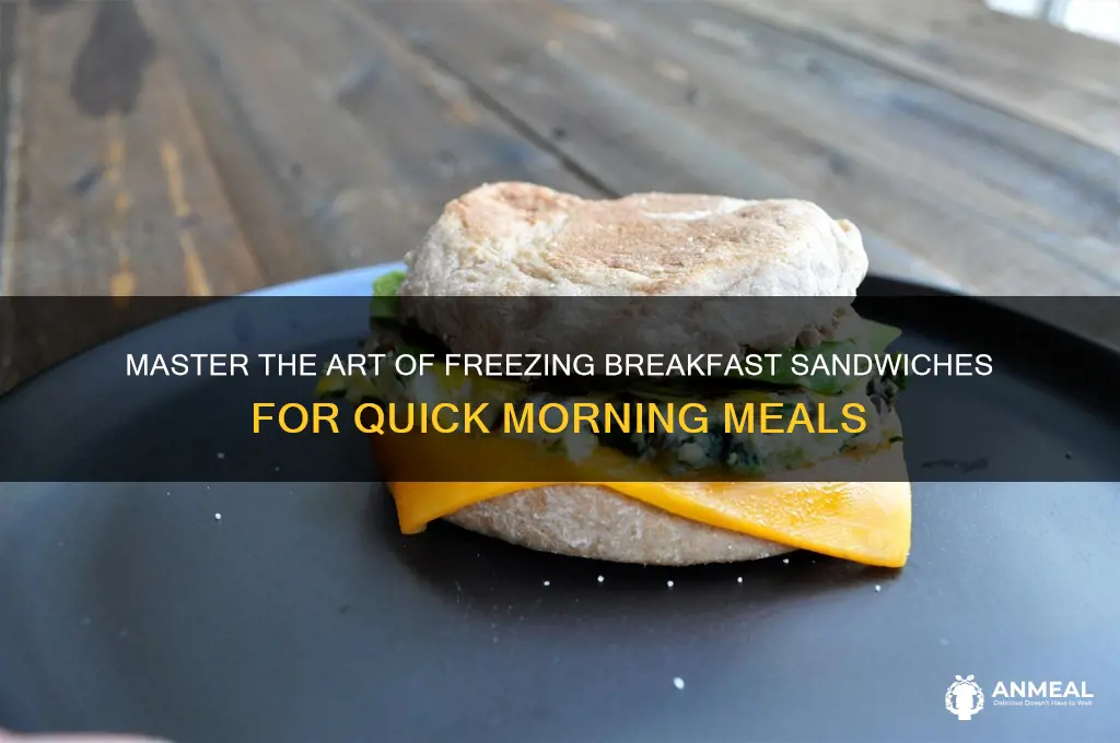 how to freeze breakfast sandwich