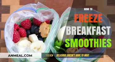 Easy Tips for Freezing Breakfast Smoothies to Save Time