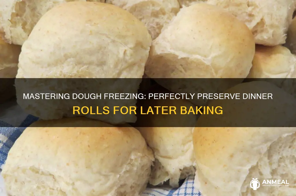 how to freeze dough for dinner rolls