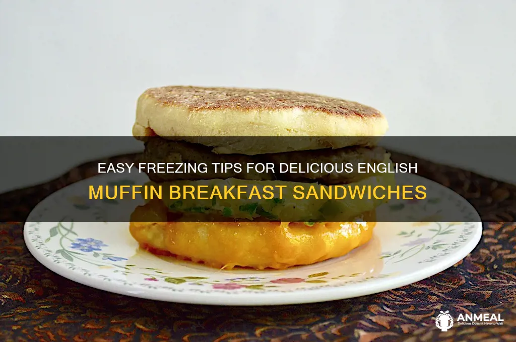 how to freeze english muffin breakfast sandwiches