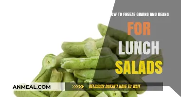 Quick & Nutritious: Freezing Grains and Beans for Lunch Salads