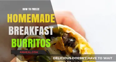 Freezing Homemade Breakfast Burritos: A Step-by-Step Guide