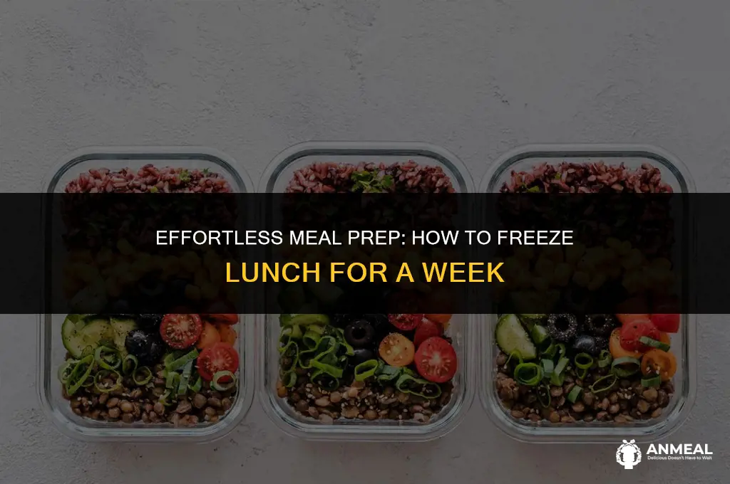 how to freeze lunch for a week