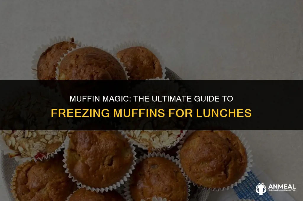 how to freeze muffins for lunches